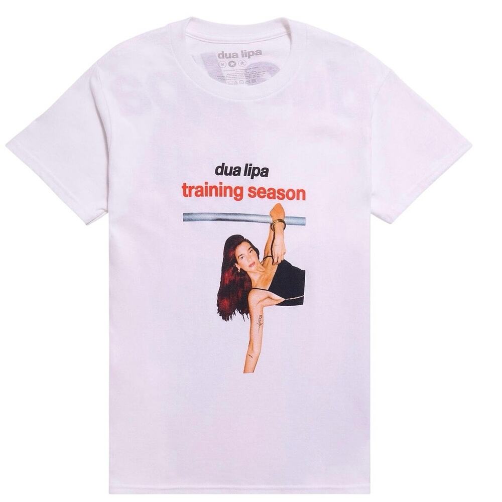 DUA LIPA Training Season Double-Sided Tee
Size Small New without Tag SOO